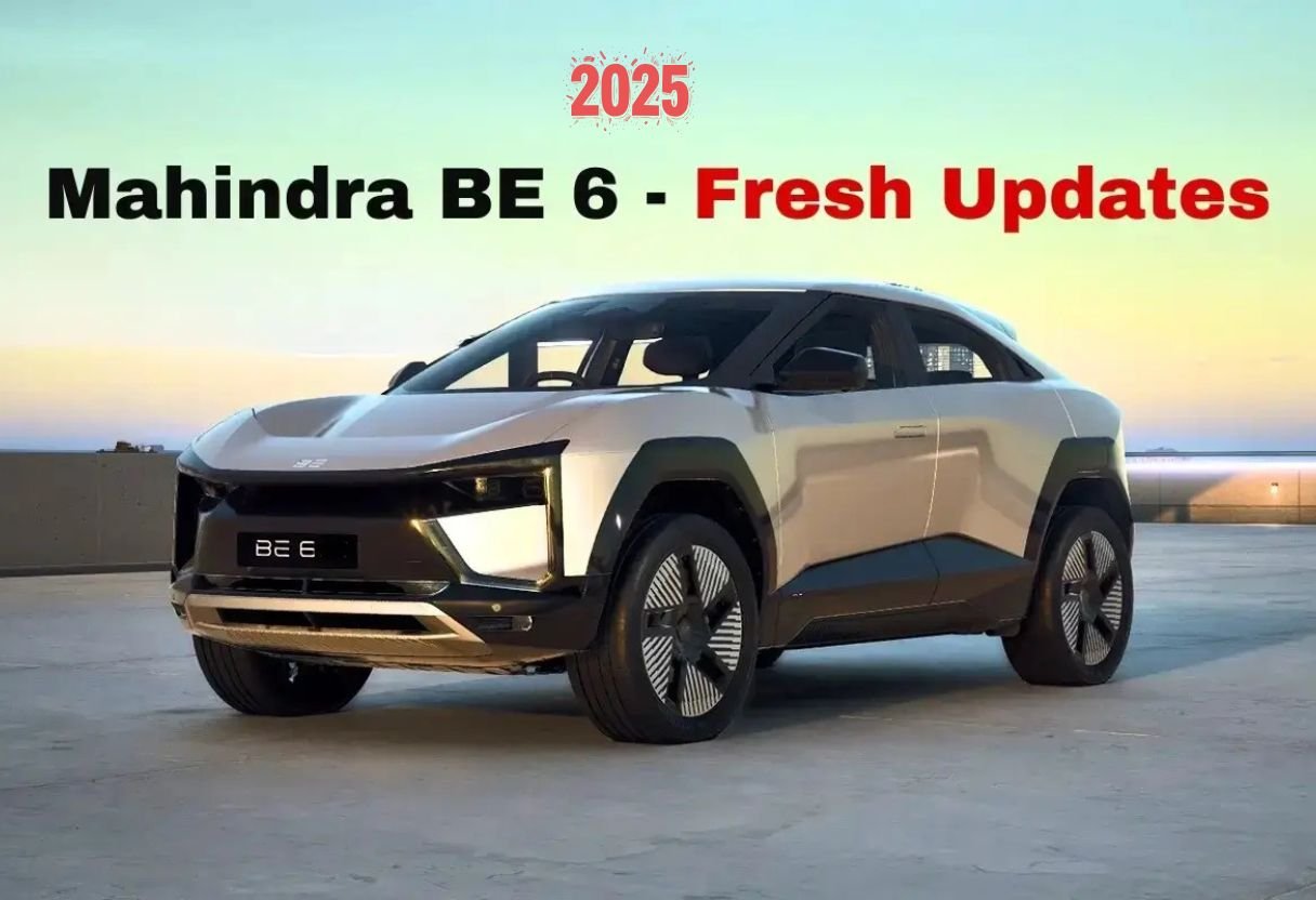 Mahindra BE 6 2025 electric SUV with futuristic coupe design and bold LED lighting